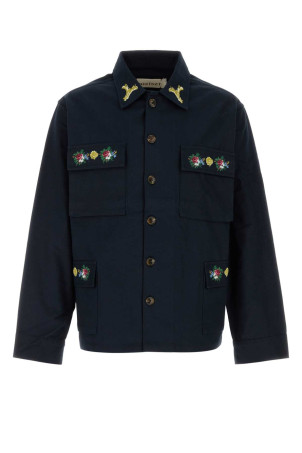 Midnight blue oxford Pine shirt Blue BAZISZT (JA24012)