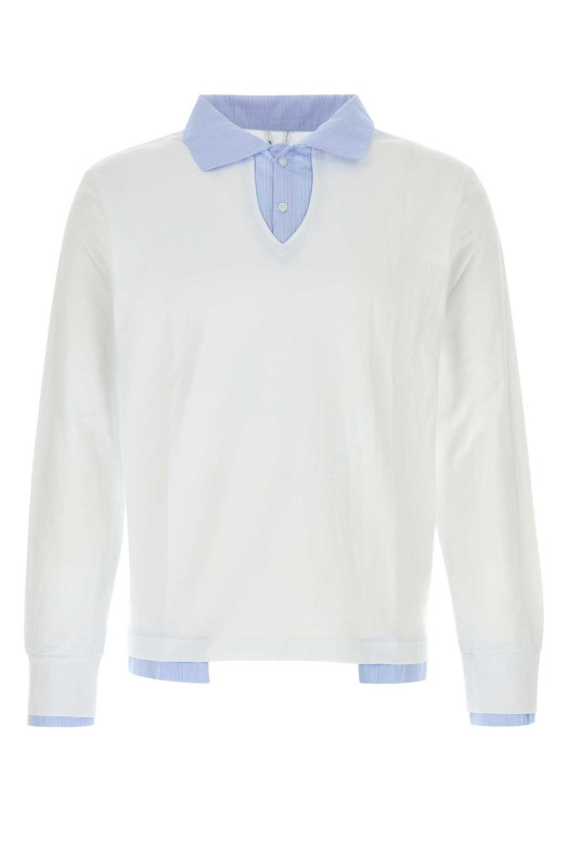 White cotton Luis polo shirt BLUE GIMAGUAS (LUISPOLO)