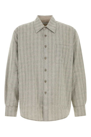 Embroidered cotton blend oversize shirt OUR LEGACY (M2262AST)