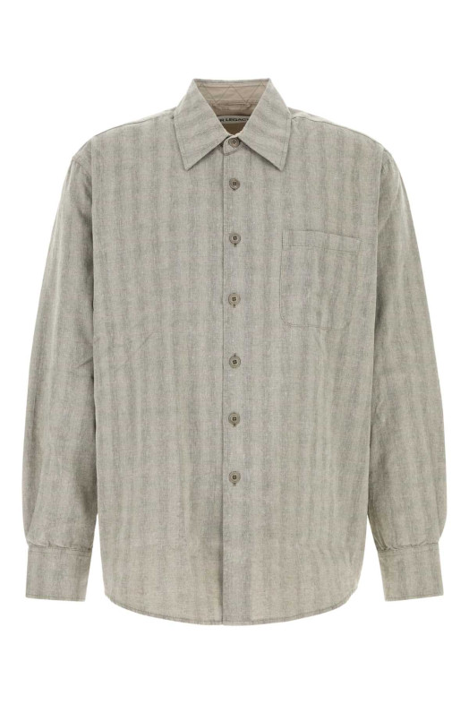 Embroidered cotton blend oversize shirt OUR LEGACY (M2262AST)
