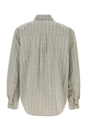 Embroidered cotton blend oversize shirt OUR LEGACY (M2262AST)