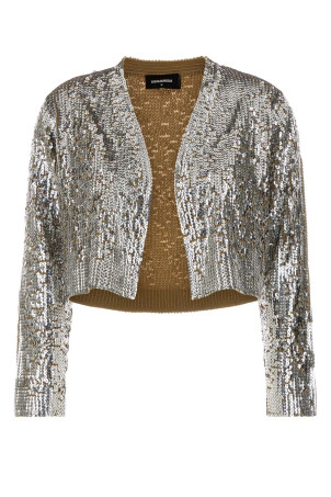 Embellished wool cardigan DSQUARED (S75HA1441D13234)