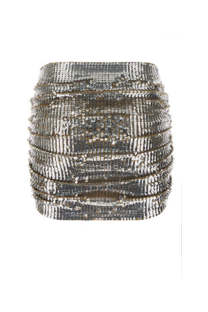 Embellished wool mini skirt DSQUARED (S75MA1044D13234)