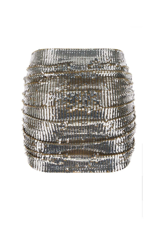 Embellished wool mini skirt DSQUARED (S75MA1044D13234)