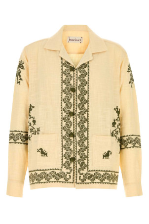 Yellow cotton shirt Beige BAZISZT (SR41012)