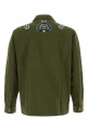 Olive green cotton Neon blazer BAZISZT (SR48012)