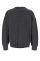 Dark grey wool cardigan AMI (UKC367018)