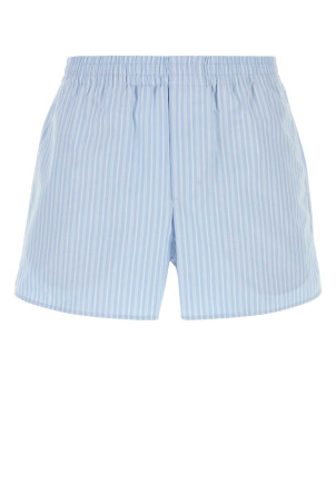 Embroidered poplin shorts AMI (USO806CO0219)