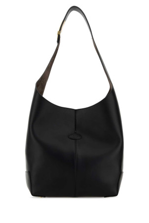 Black leather Tod s Di Bag Folio bucket bag BLUE TOD'S (XBWDBMS0400UCT)