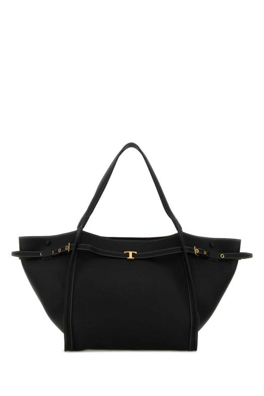 Black leather Tim shopping bag BLUE TOD'S (XBWTIMA0300WKA)