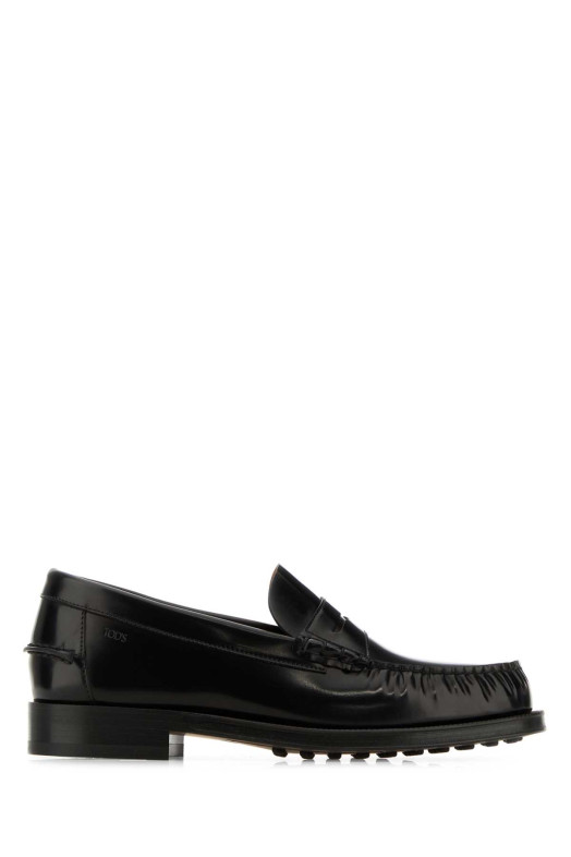 Black leather loafers BLUE TOD'S (XXM48L00640AKT)