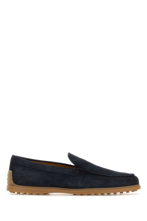 Navy blue suede loafers TOD'S (XXM78L0AJ30RE0)