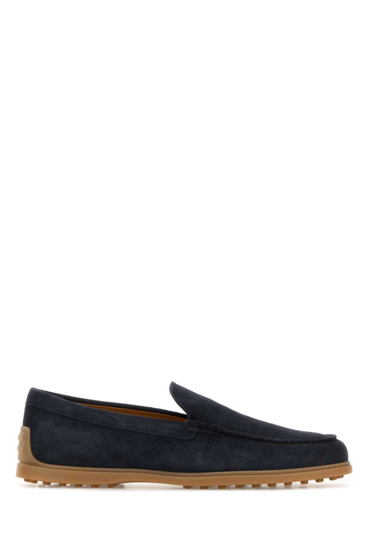 Темно-синие замшевые лоферы TOD'S (XXM78L0AJ30RE0) TOD'S
