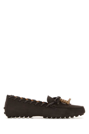 Dark brown suede loafers TOD'S (XXW22L0JW00UFQ)