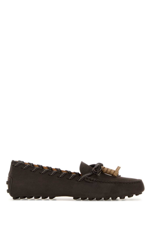 Dark brown suede loafers TOD'S (XXW22L0JW00UFQ)