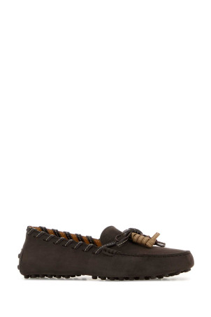Dark brown suede loafers TOD'S (XXW22L0JW00UFQ)