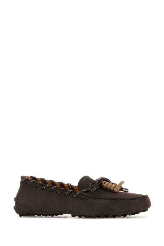 Dark brown suede loafers TOD'S (XXW22L0JW00UFQ)