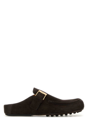 Dark brown suede slippers TOD'S (XXW58L0JZ00RE0)