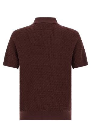 'Trama' weaving polo Purple