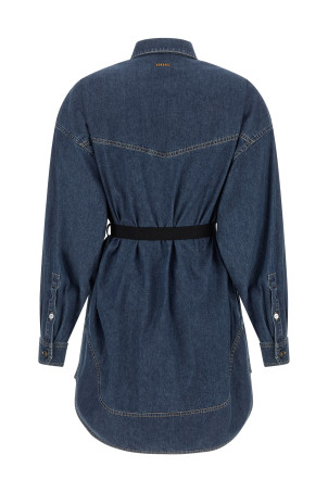 Chambray denim dress Blue
