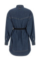 Chambray denim dress Blue