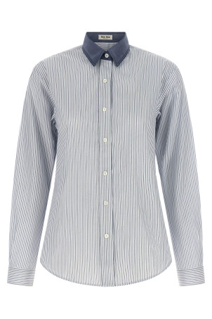 Shirt with contrast collar Multicolor