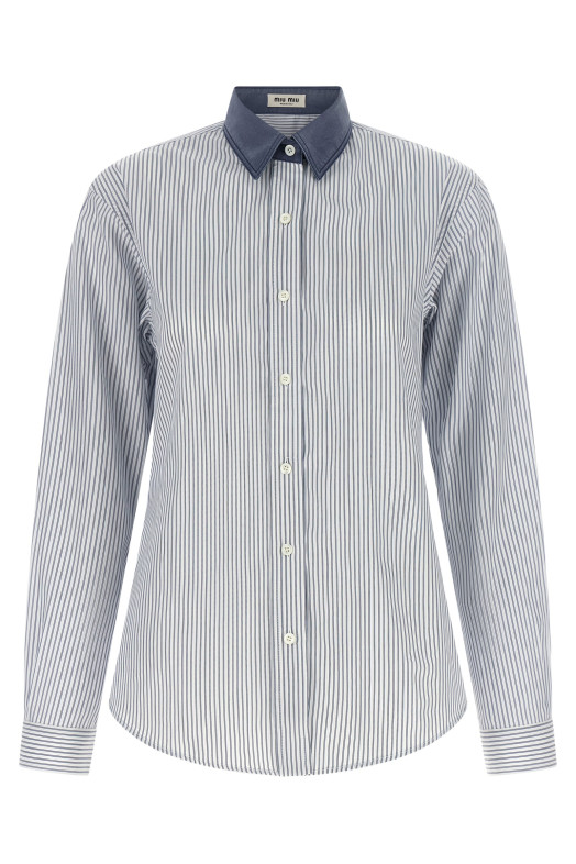Shirt with contrast collar Multicolor