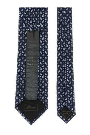 Галстук с микро-пейсли, синий BRIONI O61D00OE4674049