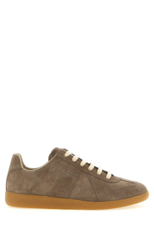 'Replica' suede sneakers Beige