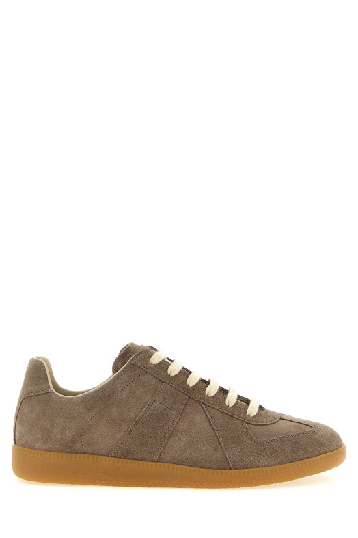 'Replica' suede sneakers Beige