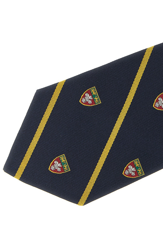 Striped Club tie Blue