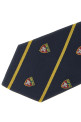 Striped Club tie Blue