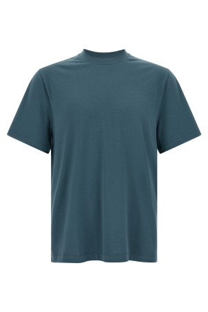 Logo embroidery t-shirt Blue