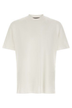 Logo embroidery t-shirt White