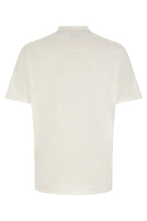 Logo embroidery t-shirt White