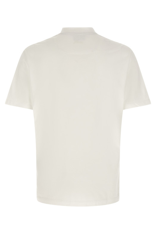 Футболка с вышитым логотипом, белая BRIONI UJWI0LOE6019000