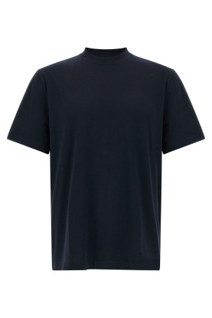 Logo embroidery t-shirt Blue