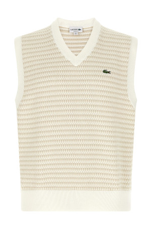 Knit vest Beige