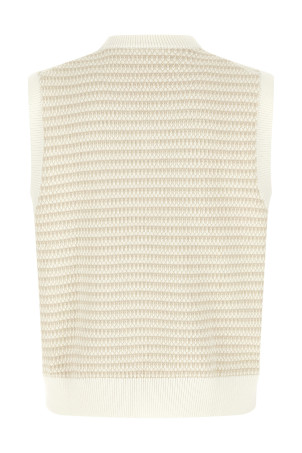 Knit vest Beige