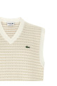 Вязаный жилет, бежевый LACOSTE AH8577WL6