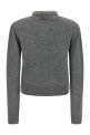Jewel collar cardigan Gray