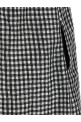 'Crinkled Check Long' dress Black