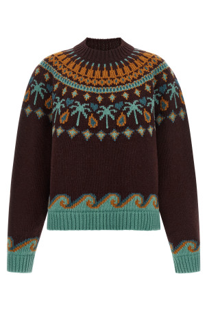 'Sweet Winter' sweater Brown