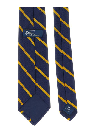 Кружевна краватка «Striped Club», синя POLO RALPH LAUREN 712883559002