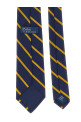 Striped Club tie Blue