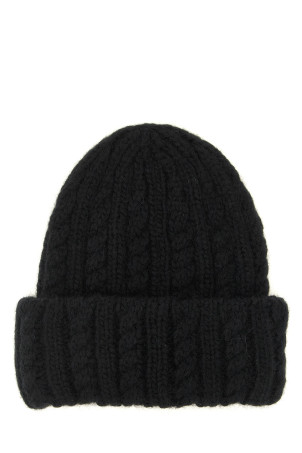 Braided beanie Black