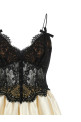 Dress with bodice Black-grey