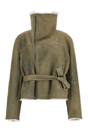 'Cropped Flight' jacket Green