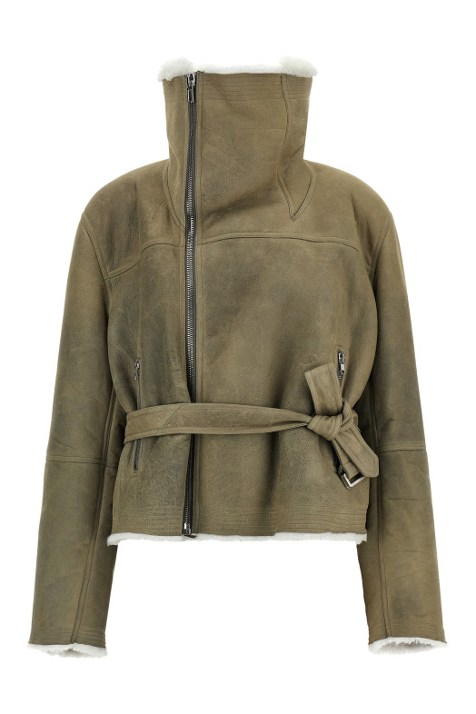 'Cropped Flight' jacket Green