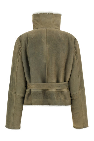 'Cropped Flight' jacket Green